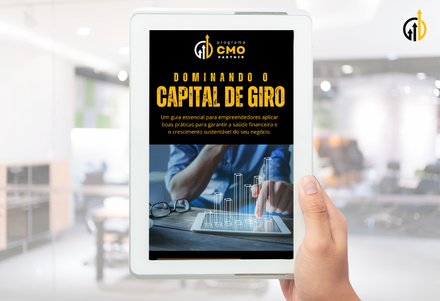 Capa mobile book: Dominando o capital de giro